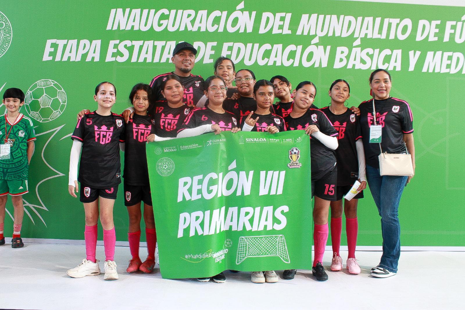 $!Inauguran el Mundialito Escolar de Fútbol del Gobierno de Sinaloa