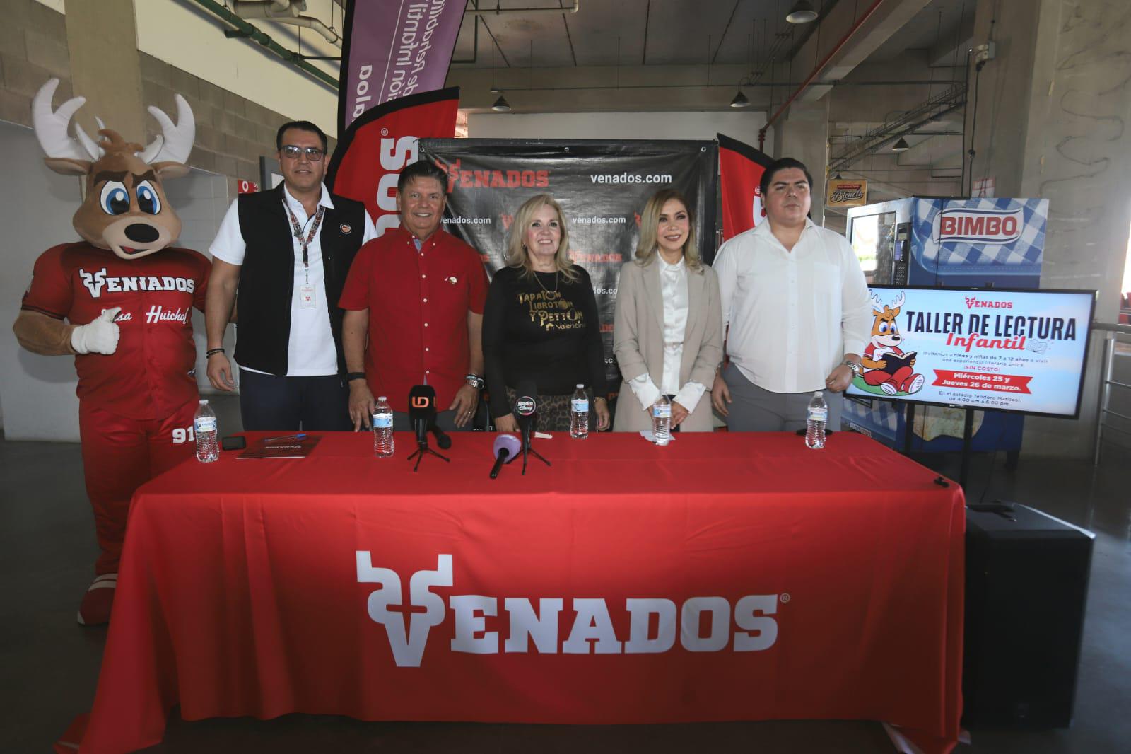 $!Paúl Luque, Ismael Barros Cebreros, Ninfa Padrón, Carlos Peraza y Elizabeth López dieron a conocer los detalles del Gran Bazar MazFest y de la campaña Tapatón, Libretón y Pettón 2026.