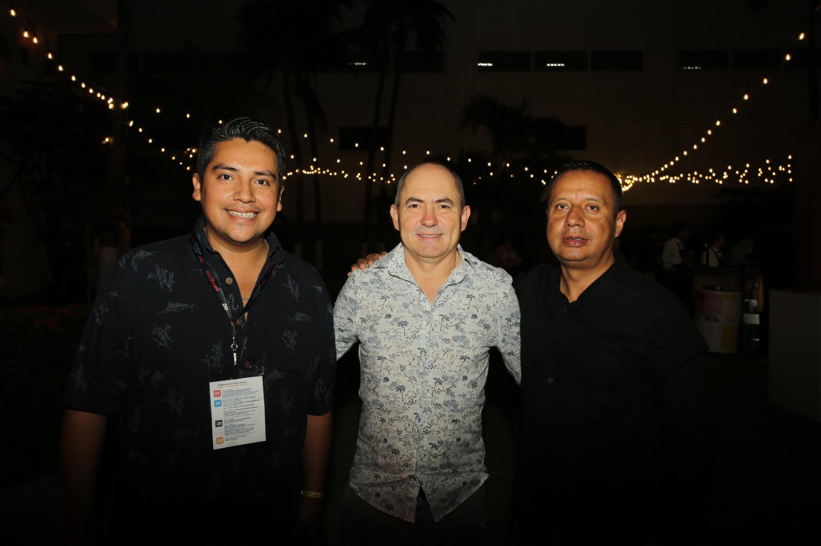 $!Jonathan Gómez, Melesio López y José Mendieta.