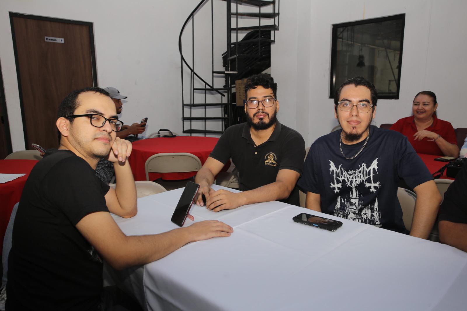 $!Eder García, Alejandro Cruz y Andrés Cruz.