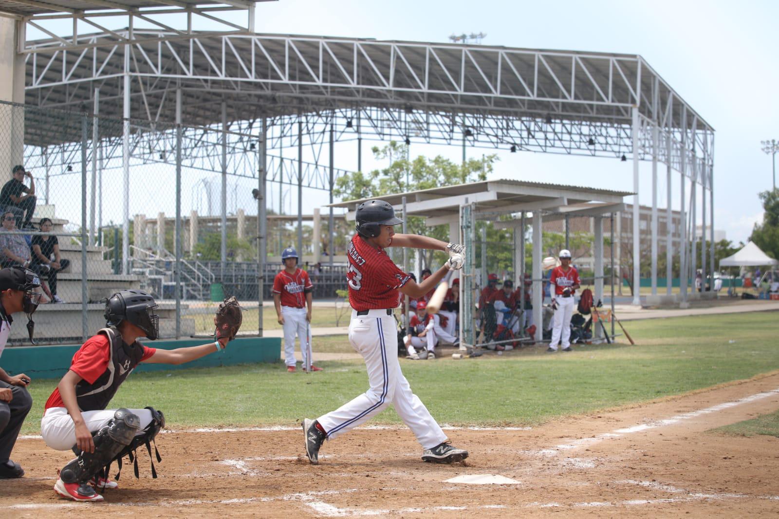 $!Liga Quintero-Mazatlán cae apretadamente ante SLP en el Mazatlán Baseball Tournament