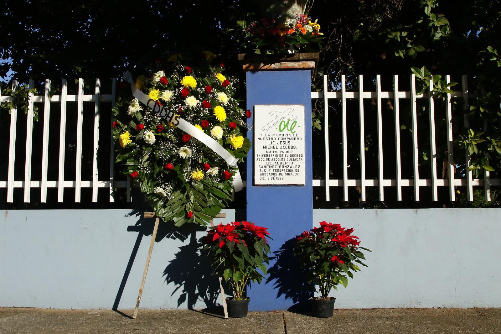 $!Llaman a combatir la impunidad, a 36 años del asesinato del periodista Jesús Michel Jacobo