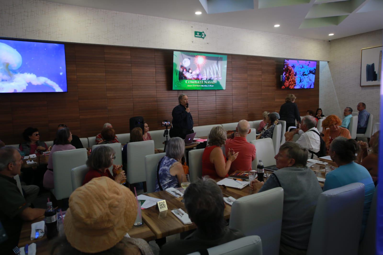 $!Presenta Cultura Mazatlán ante comunidad extranjera programa del Carnaval 2023