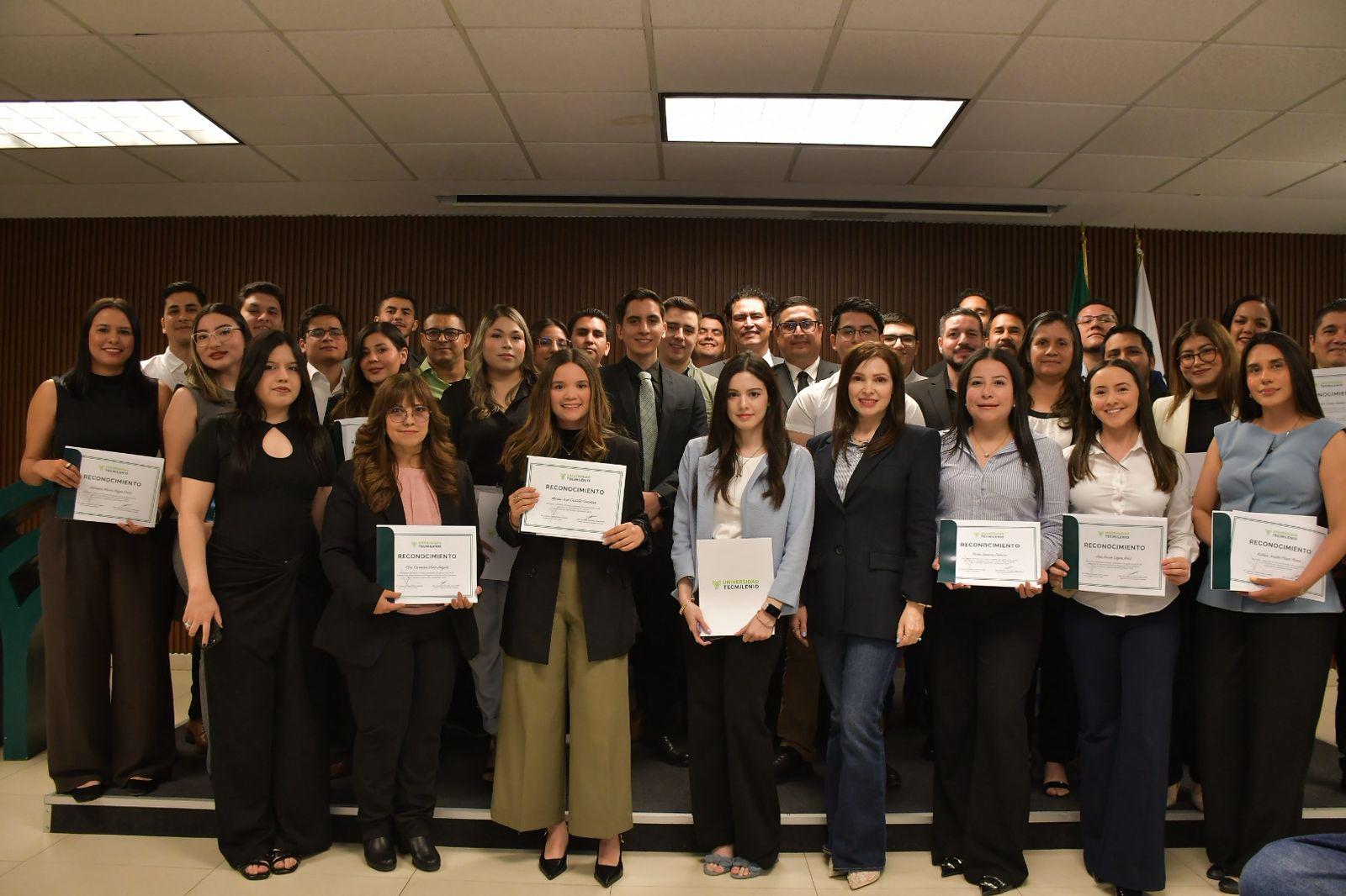 $!Reconoce Tecmilenio Campus Culiacán a 43 alumnos y 10 docentes por excelencia académica en 2025