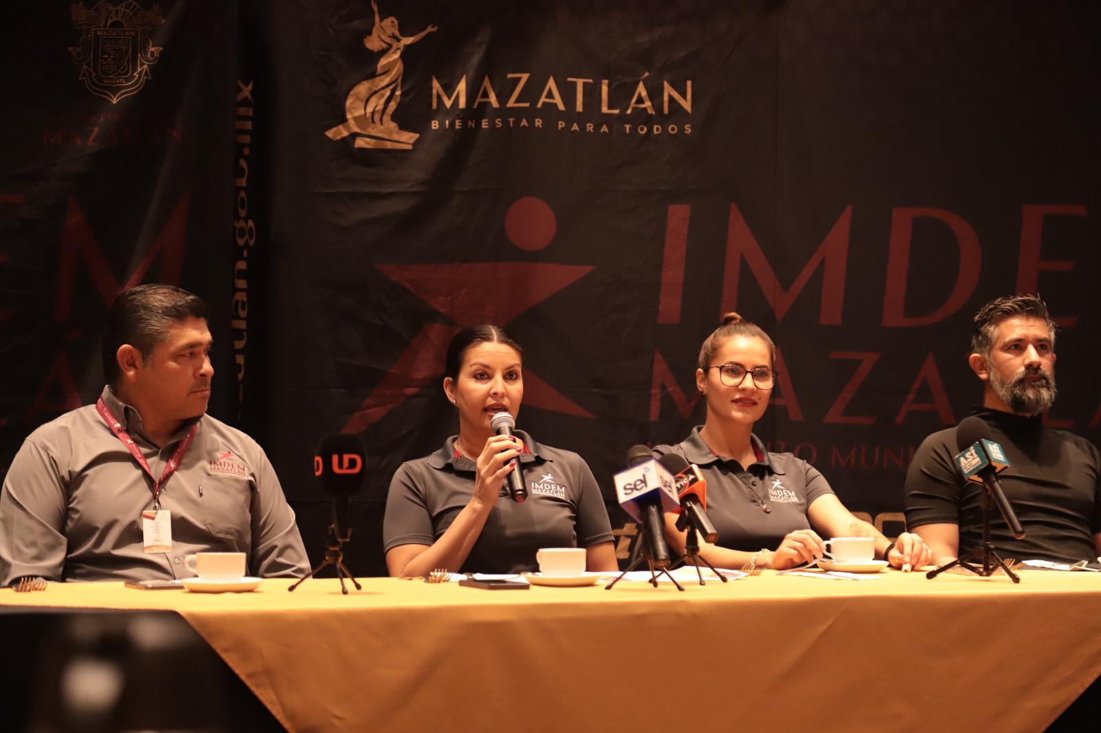 $!Presentan Liga Imdem de Natación y Circuito de Tenis en Mazatlán