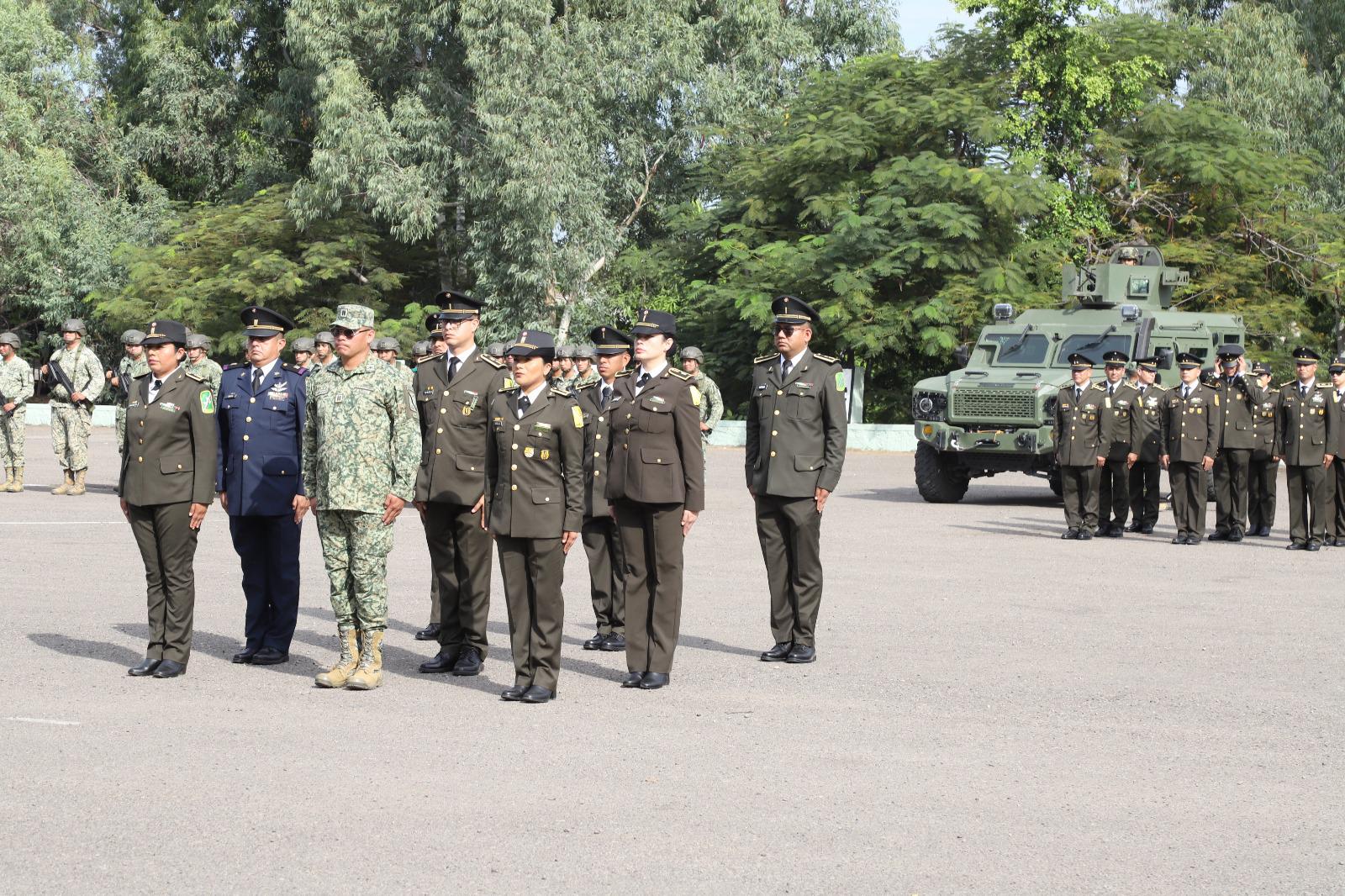 $!Entregan ascensos a personal de la Tercera Región Militar en Mazatlán