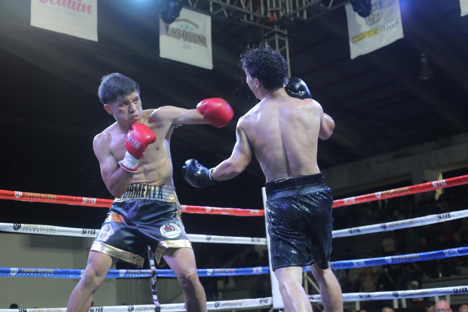 $!Escuinapense ‘Soldado’ Contreras sale avante en función Sangre Nueva 4