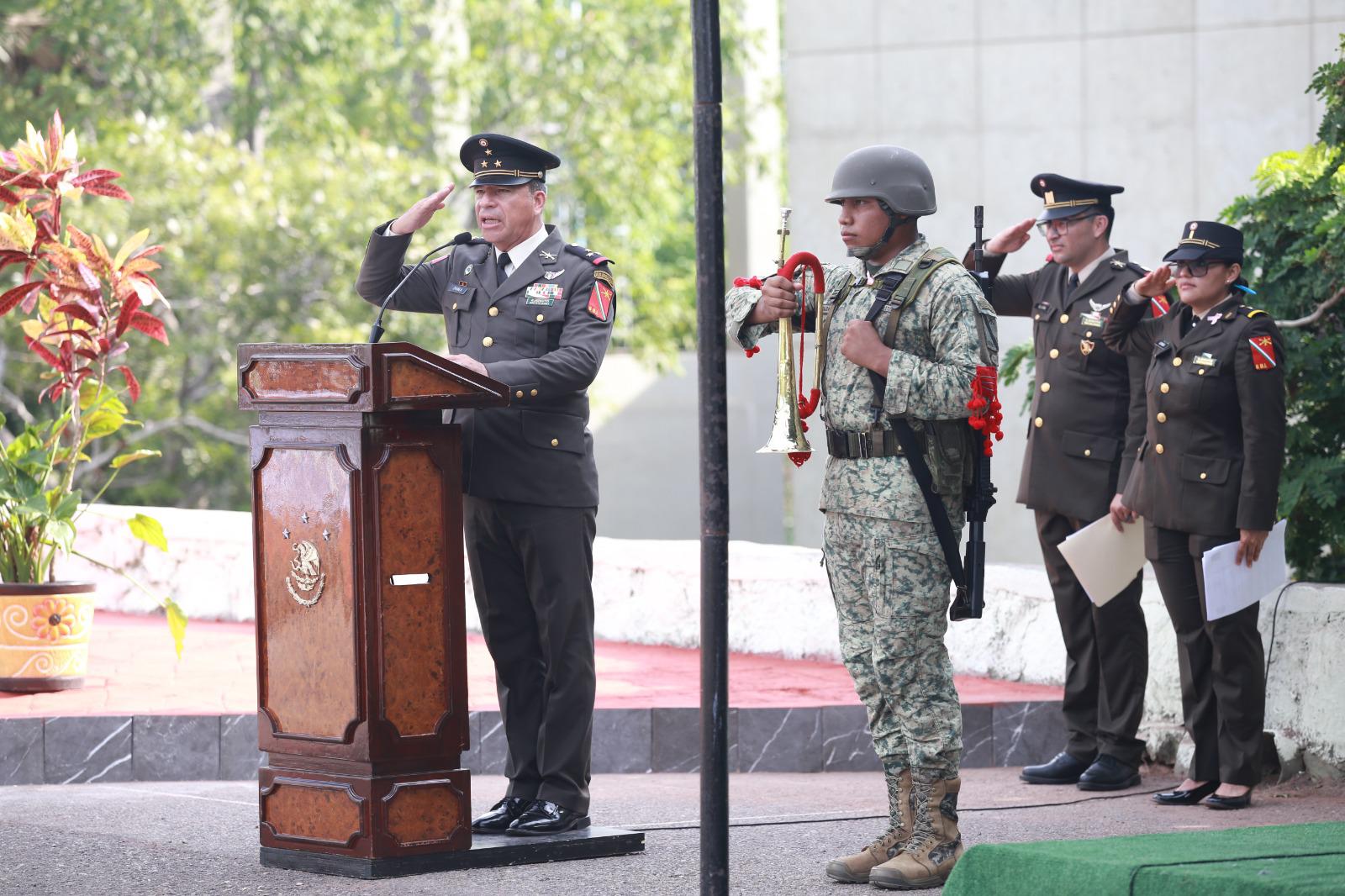 $!Inauguran hemiciclo para celebrar el Bicentenario del Heroico Colegio Militar
