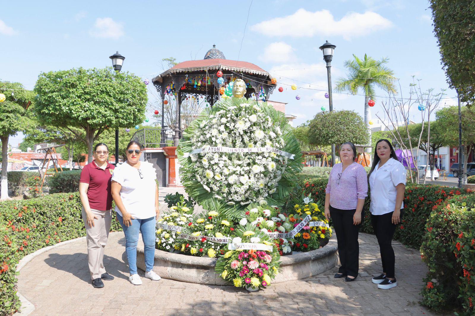 $!Conmemoran 115 aniversario luctuoso de Gabriel Leyva Solano, en Rosario