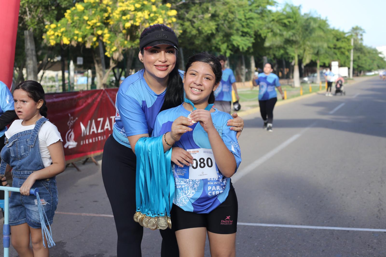 $!¡Inclusión y solidaridad! Mazatlán corre con el corazón en Carrera por la Parálisis Cerebral