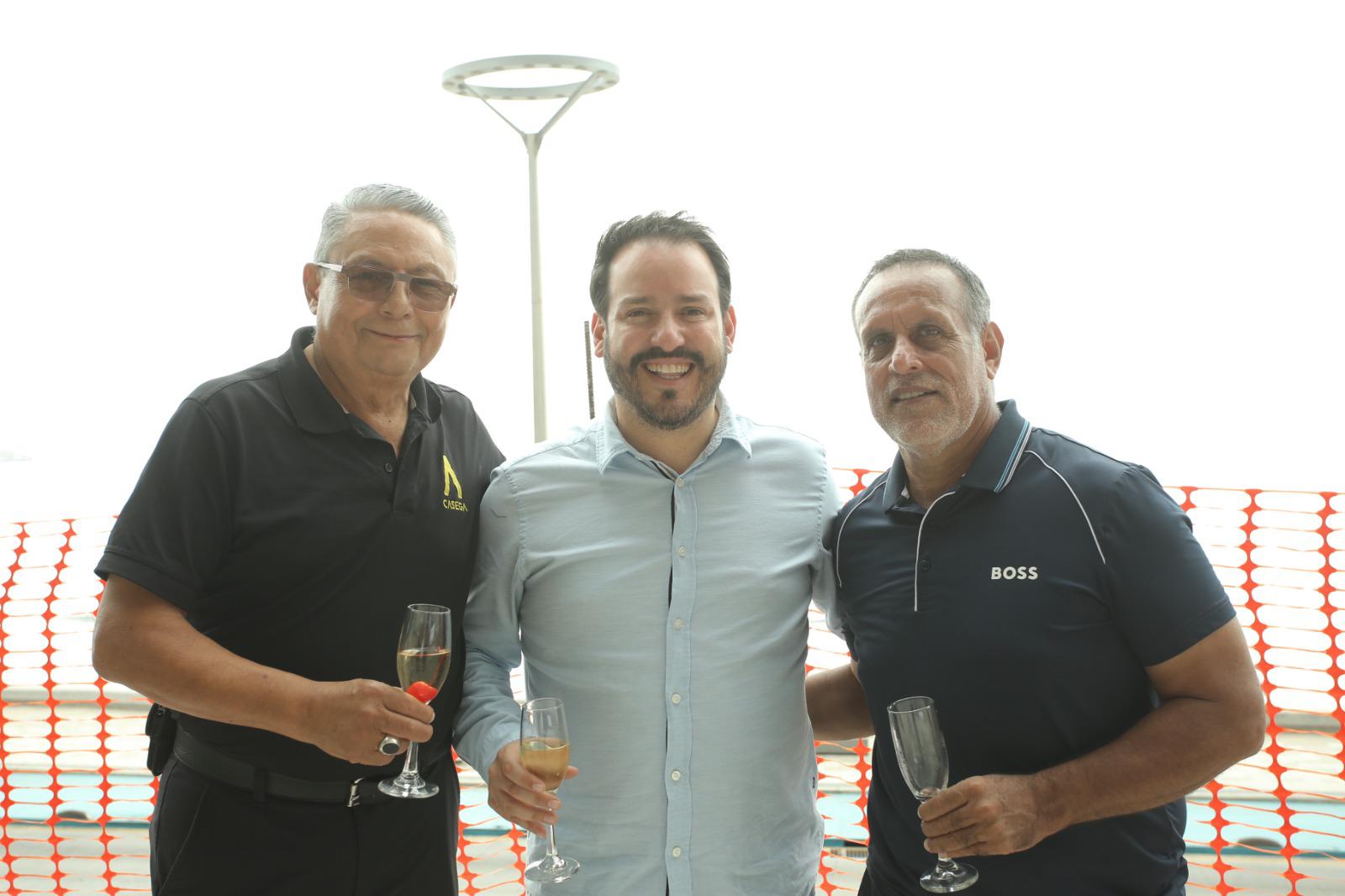 $!Sadot Hernández, Ricardo Velarde y Víctor Gaona.