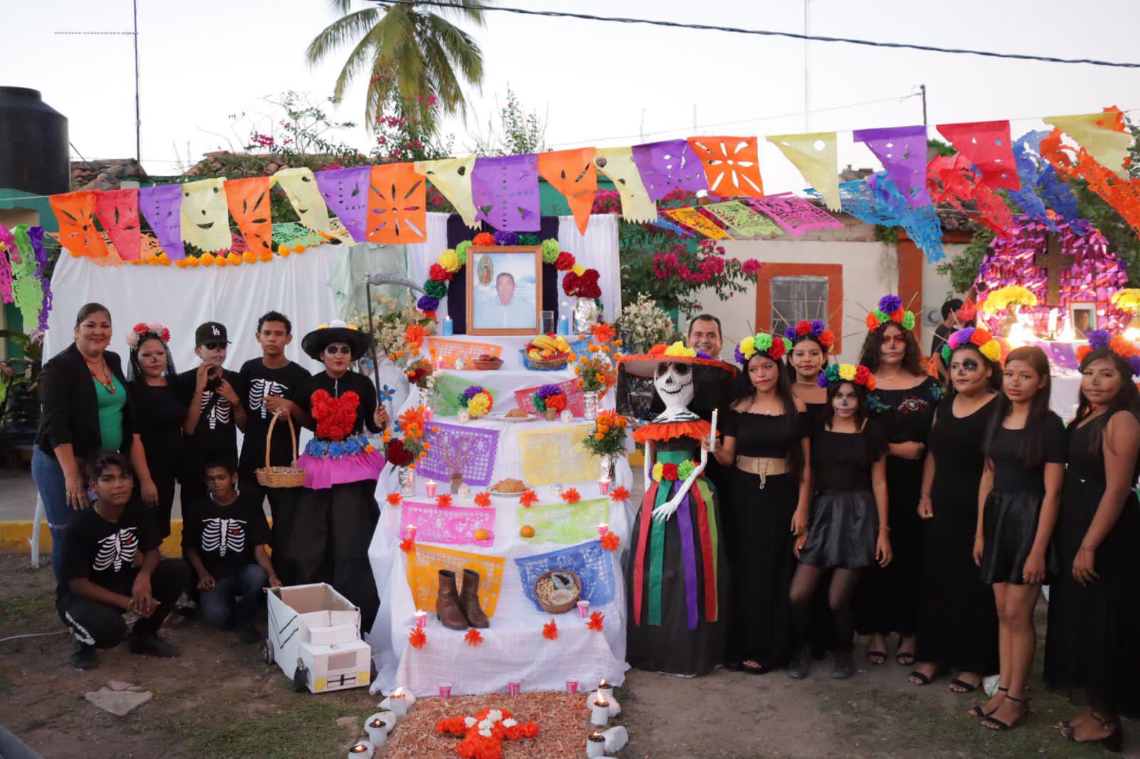$!Celebran en Rosario el Festival Tradicional de Día de Muertos 2022