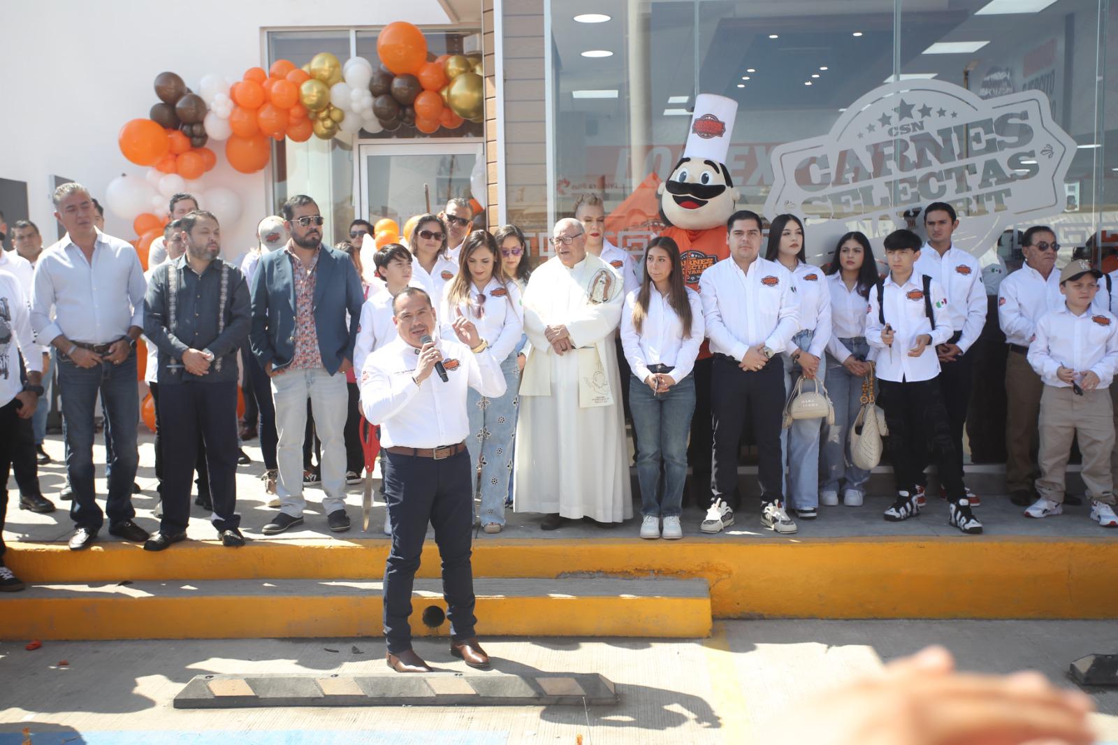 $!Carnes Selectas Nayarit abre su cuarta sucursal en Mazatlán con fiesta y premios