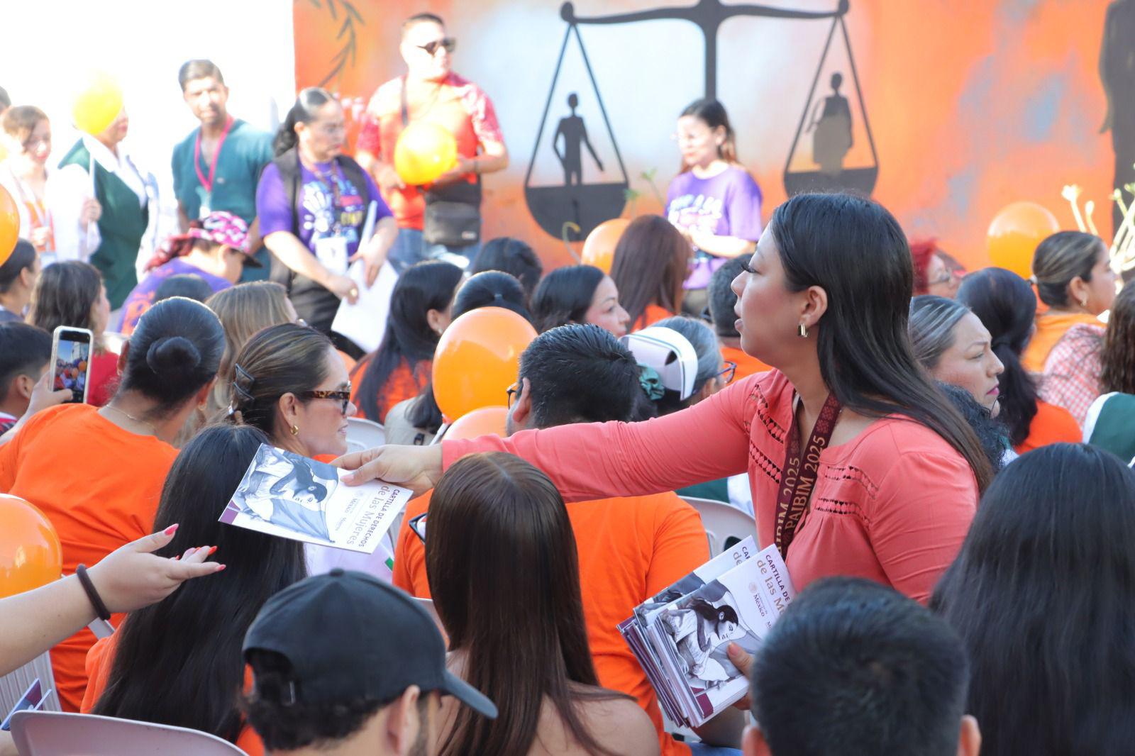 $!Conmemoran en Rosario el Día Internacional de la Eliminación de la Violencia contra la Mujer