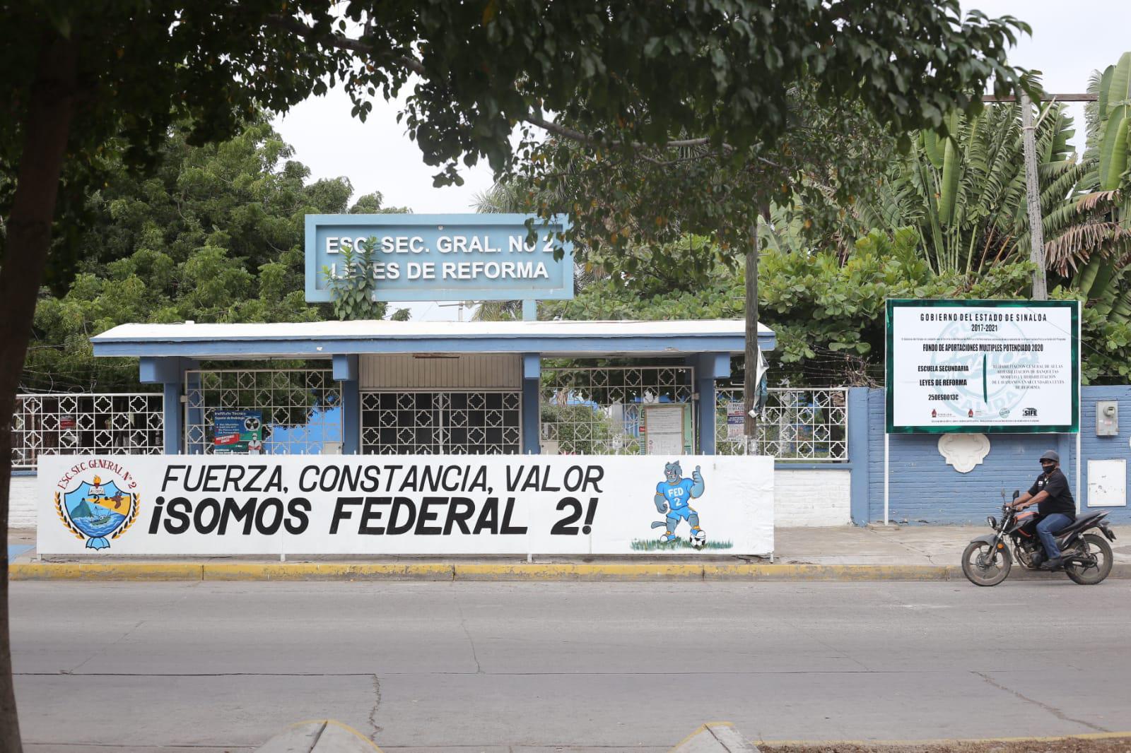 $!En Mazatlán, secundarias federalizadas postergan clases presenciales para el 10 de enero