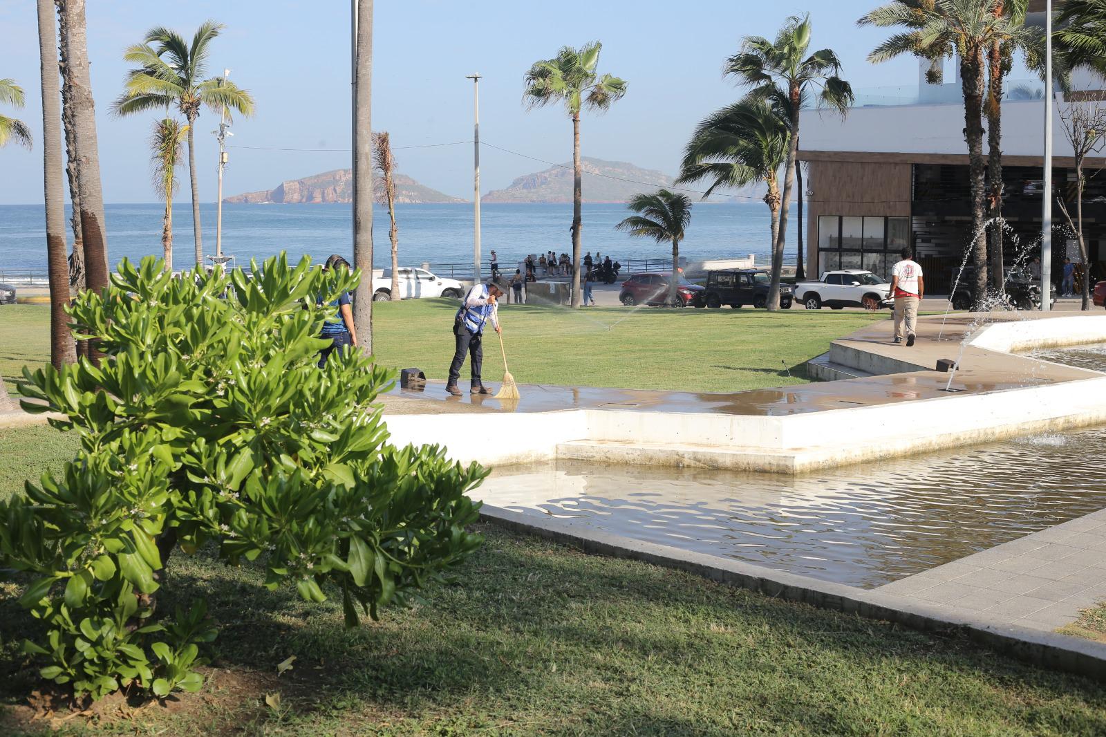 $!Con inversión superior a $2.5 millones, rehabilitan Parque Ciudades Hermanas en Mazatlán