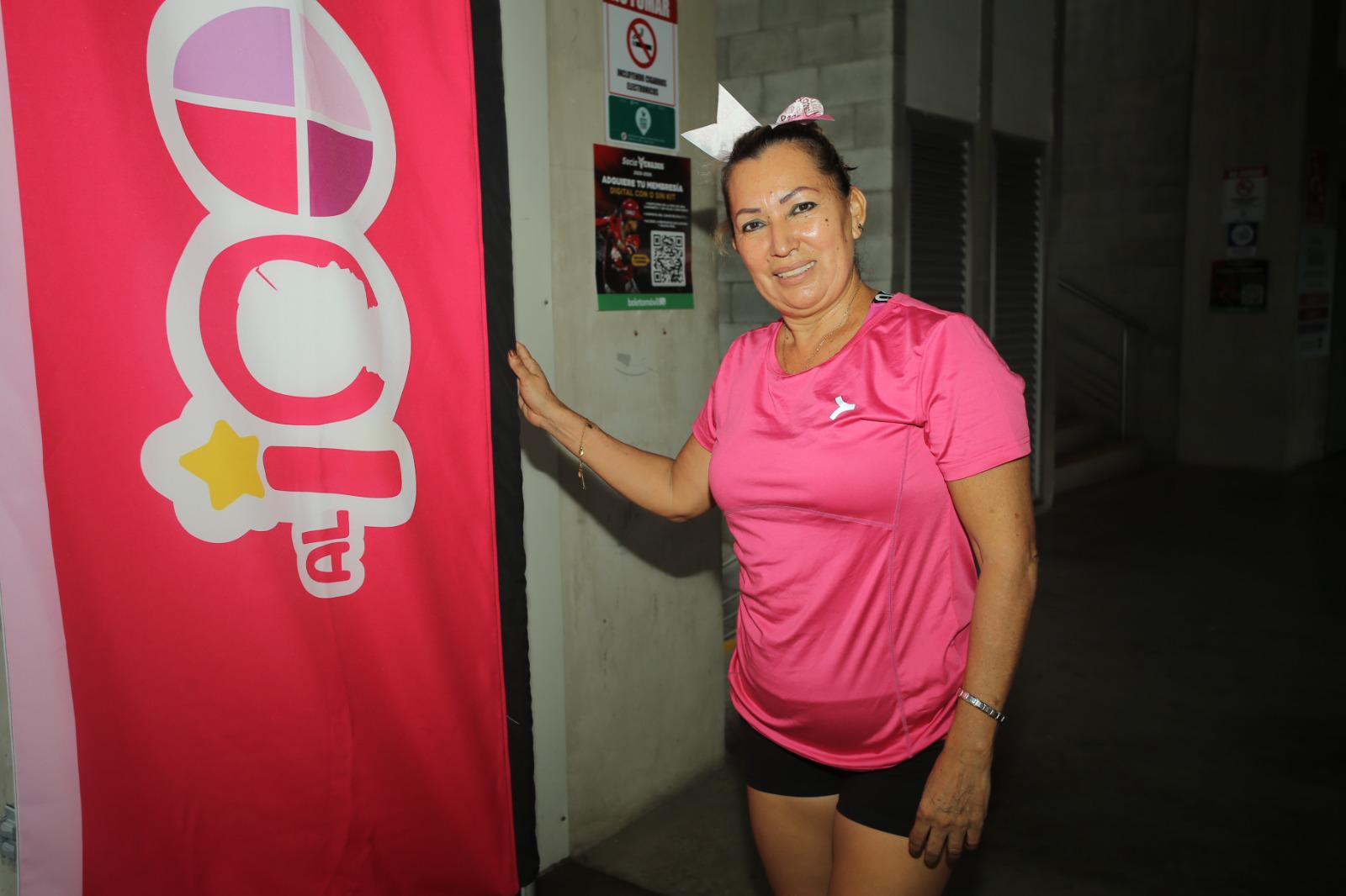 $!Josefina Ibarra fue quien estuvo a cargo de la master class de zumba.