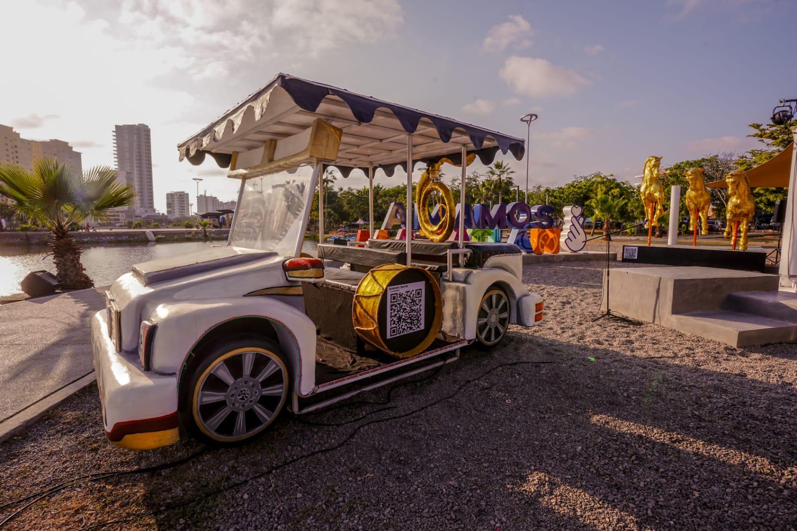 $!Las obras son de gran formato.