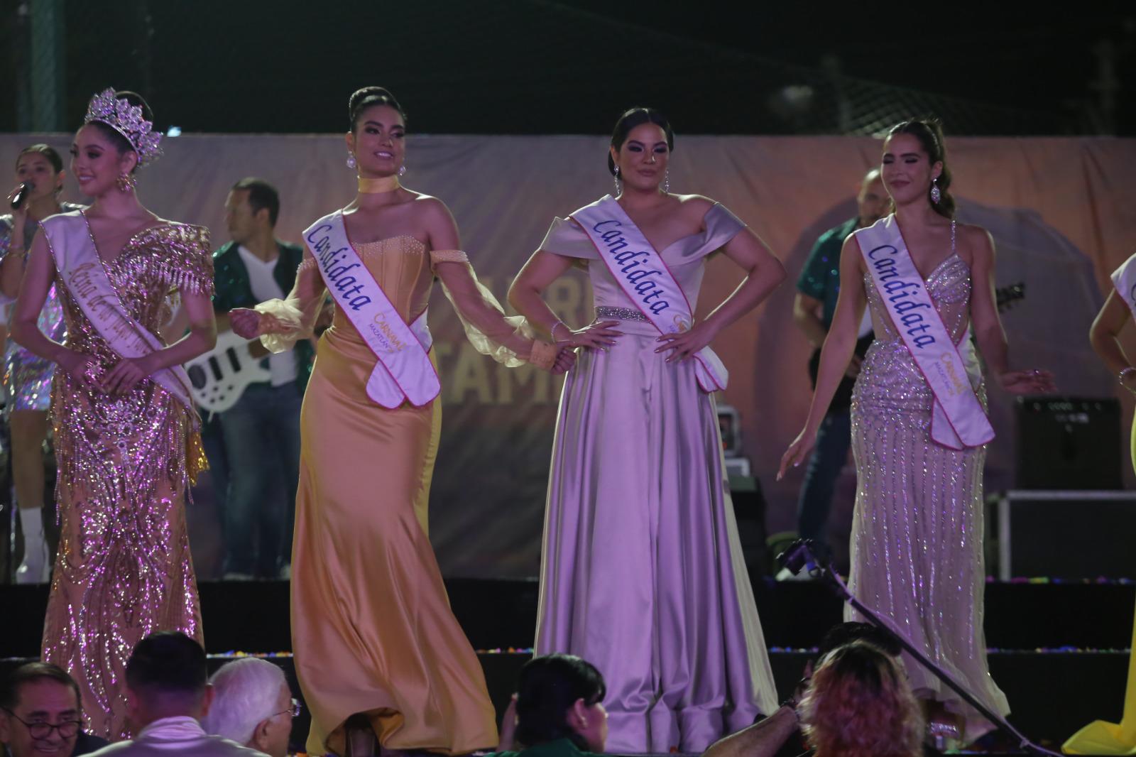 $!Eileen Cruz y Guillermo Orrante toman ventaja en el primer cómputo del Carnaval de Mazatlán 2026