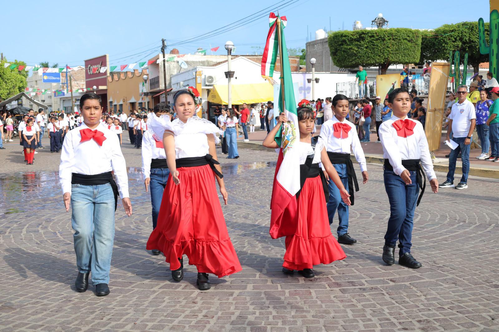 $!Rosario celebra la Independencia de México con desfile cívico