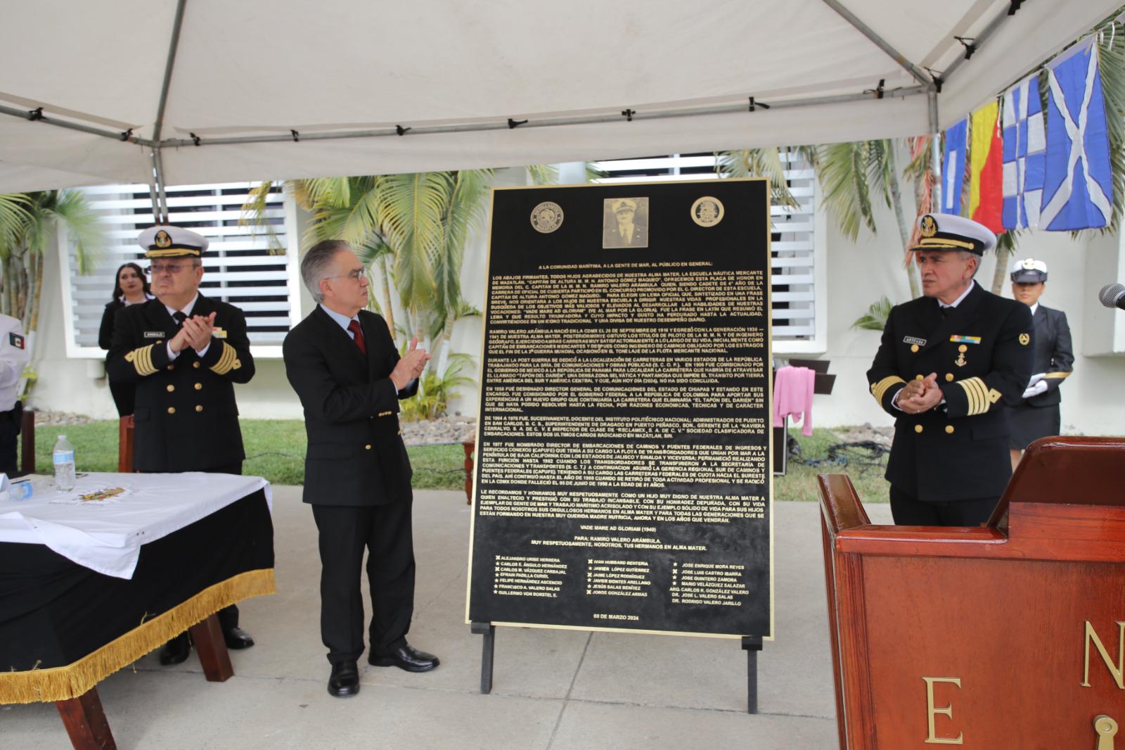 $!Celebran el 144 aniversario de la fundación de la Escuela Náutica Mercante de Mazatlán