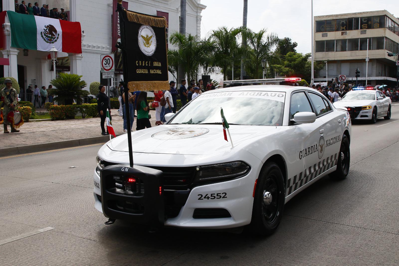 $!Realizan desfile militar en Culiacán por la Independencia de México