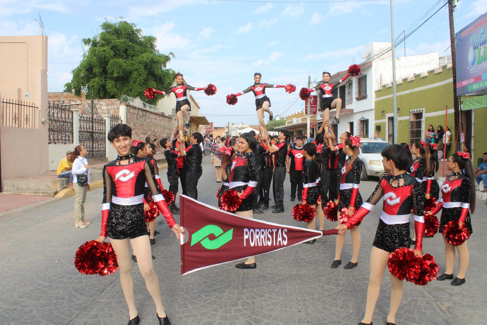 $!Conmemoran en Rosario con acto cívico y desfile la Revolución Mexicana
