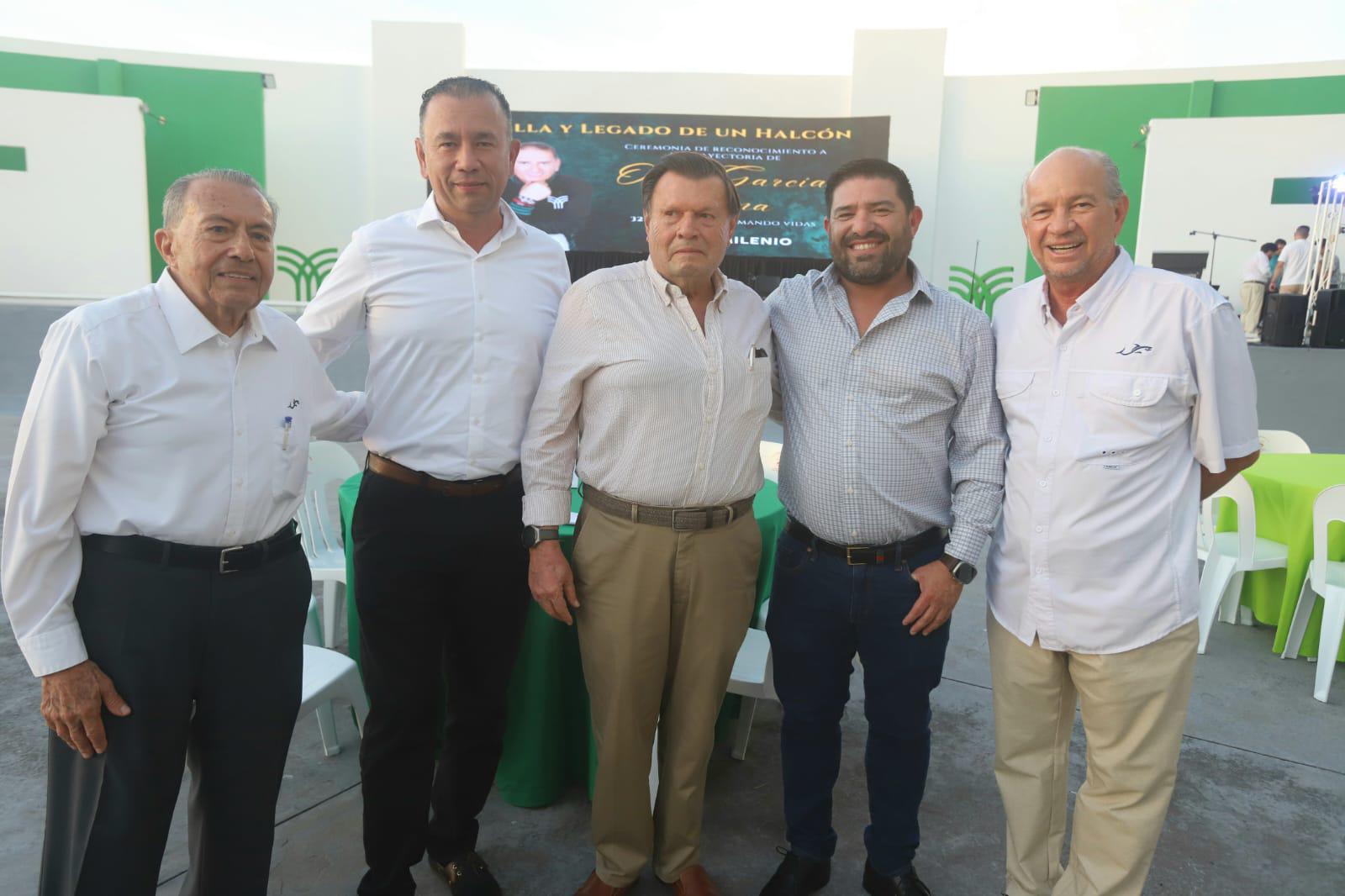 $!Leovi Carranza, Juan Luis Alarcón, Amado Guzmán, Sergio Lizárraga y Armando Coppel.