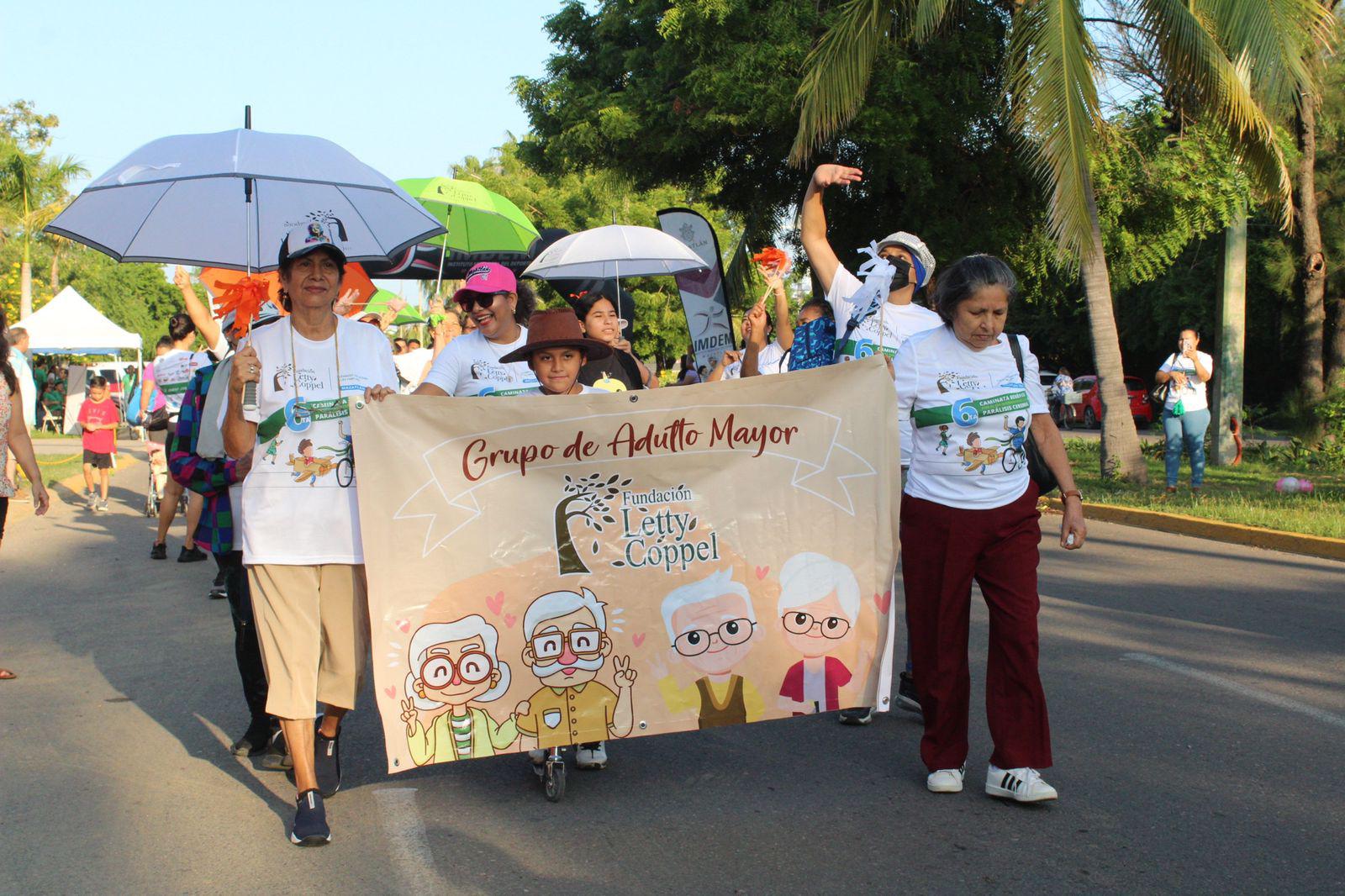 $!Tiznado y Jara ganan Caminata por el Día Internacional de la Parálisis Cerebral