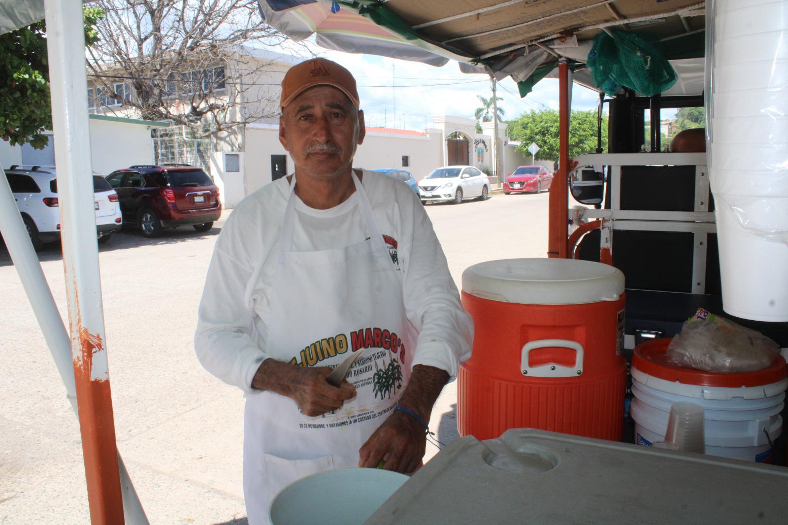 $!Si volviera a nacer, Marco quisiera vender tejuino otra vez