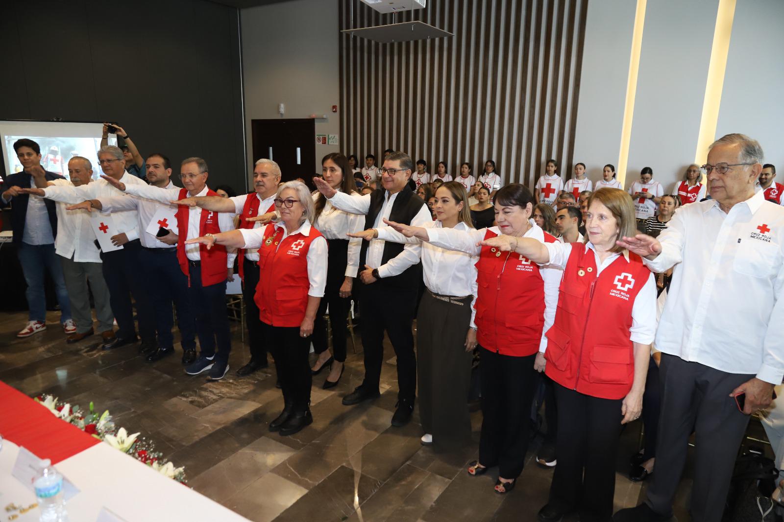 $!Rinde Karen Wendy Jane Hardouin protesta como nueva presidenta de la Cruz Roja Delegación Mazatlán