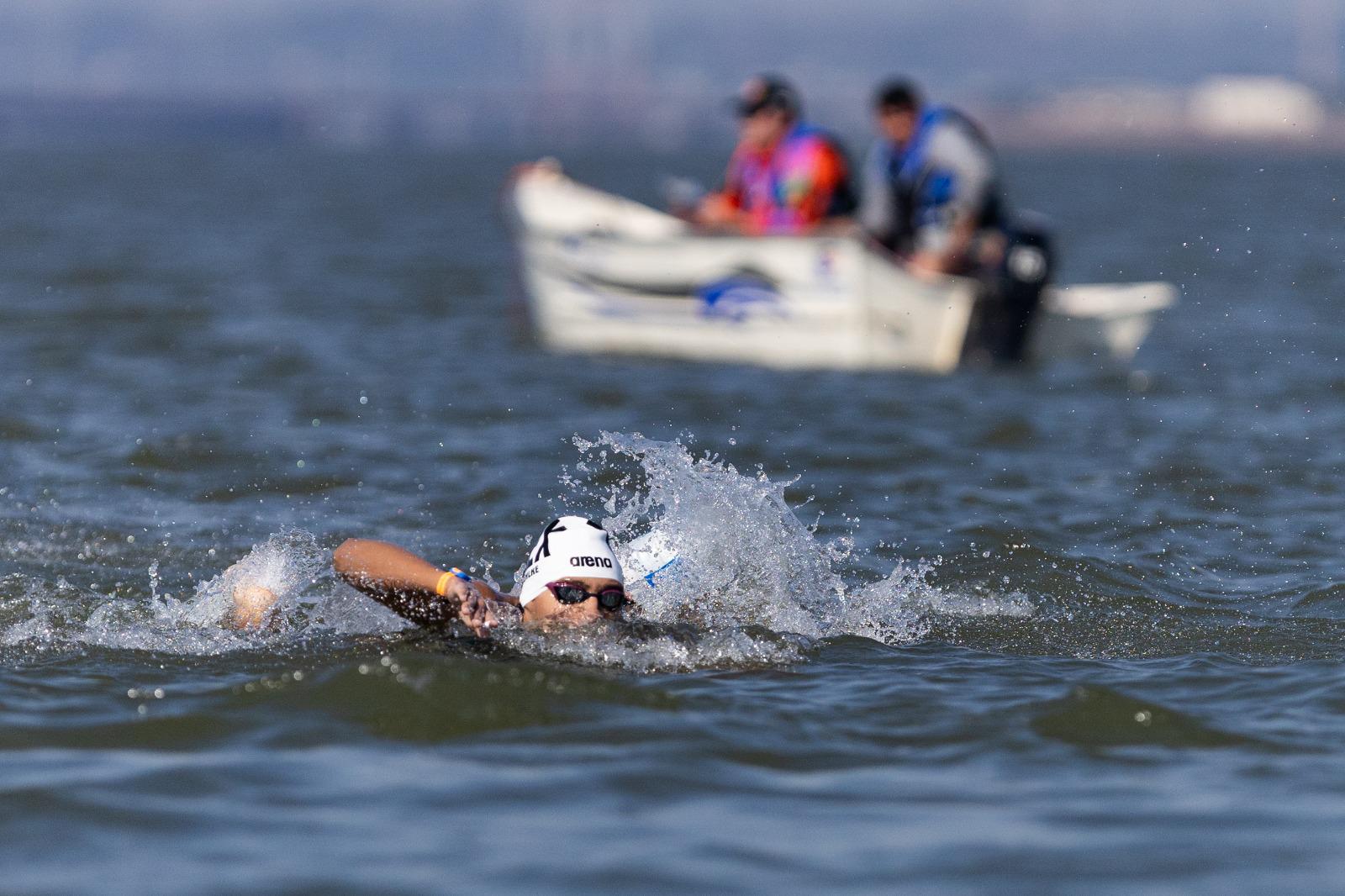 $!Paulo Strehlke, campeón en aguas abiertas de Asunción 2025 y sella pase a Lima 2027