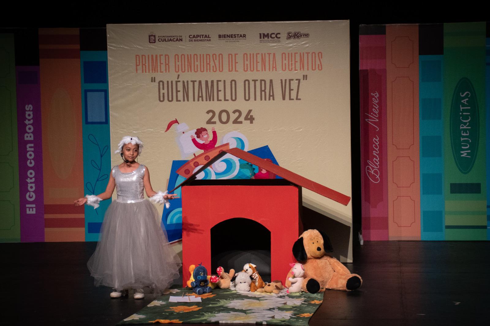 $!Niños de Culiacán demuestran su talento en el concurso cuentacuentos ‘Cuéntamelo Otra Vez’ 2024