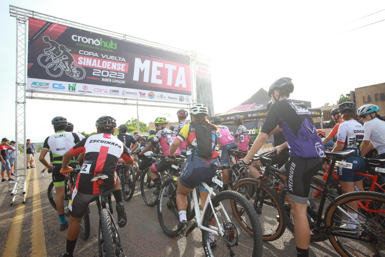 $!Marco Borja y Gabriela García dominan la Elite de Vuelta Ciclista Sinaloense
