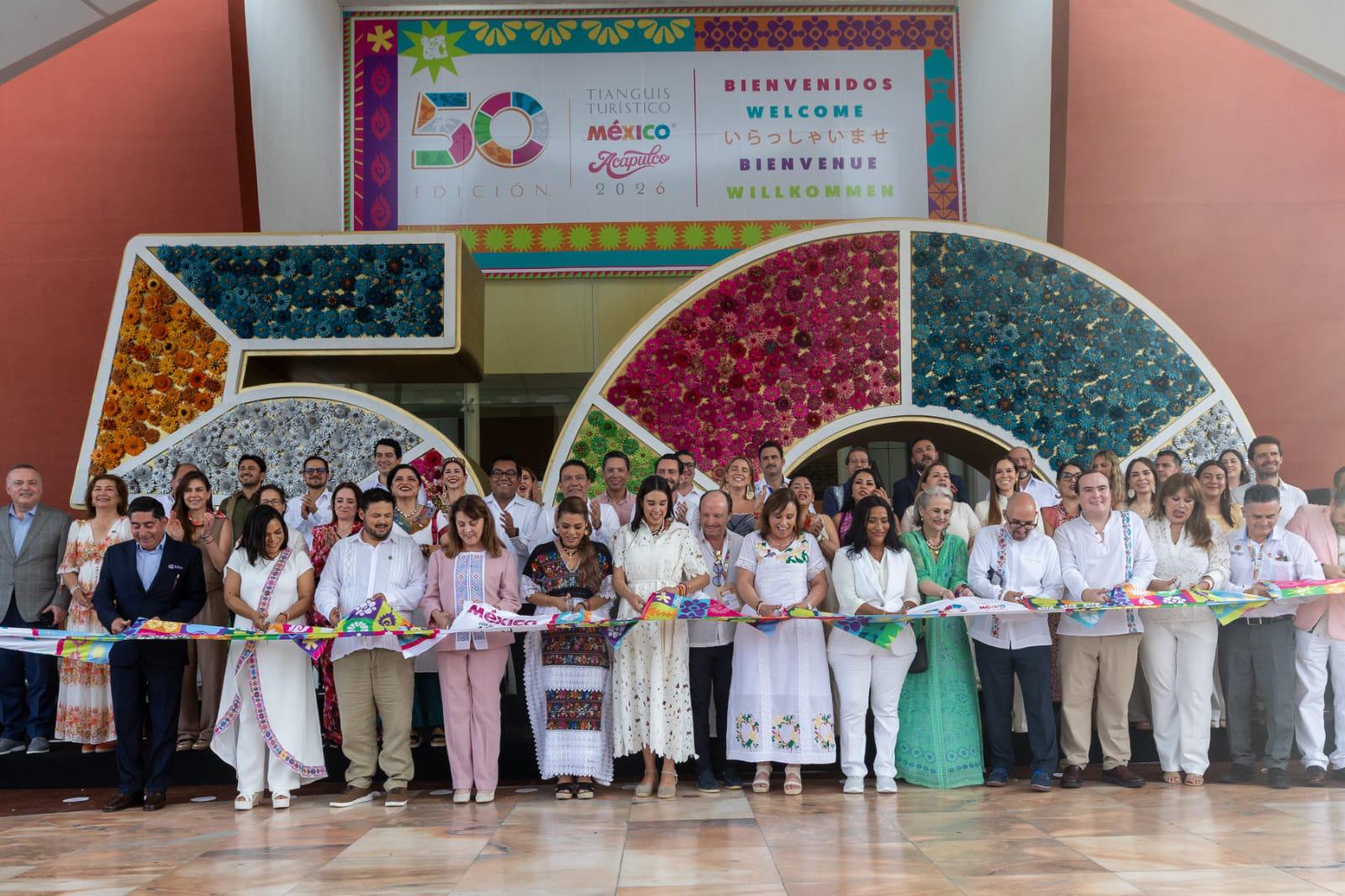 $!Con cultura, tradición y negocios turísticos inaugura Sinaloa su stand en el Tianguis Turístico México 2026