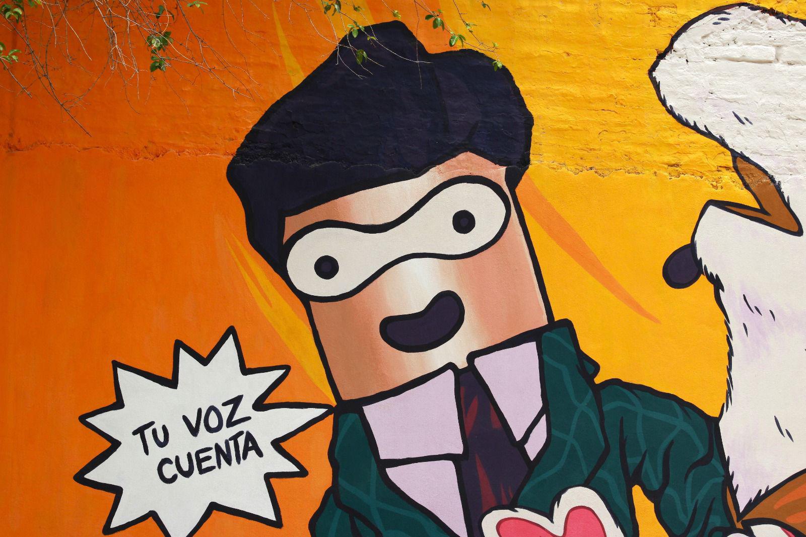 $!Inauguran mural de ‘31 Minutos’ en Culiacán: Un tributo a la libertad de expresión y la paz