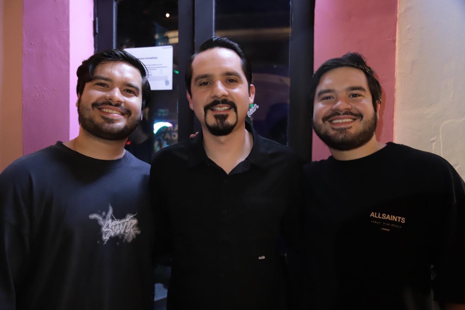 $!Patrcio, Luis y Mauricio Bect.