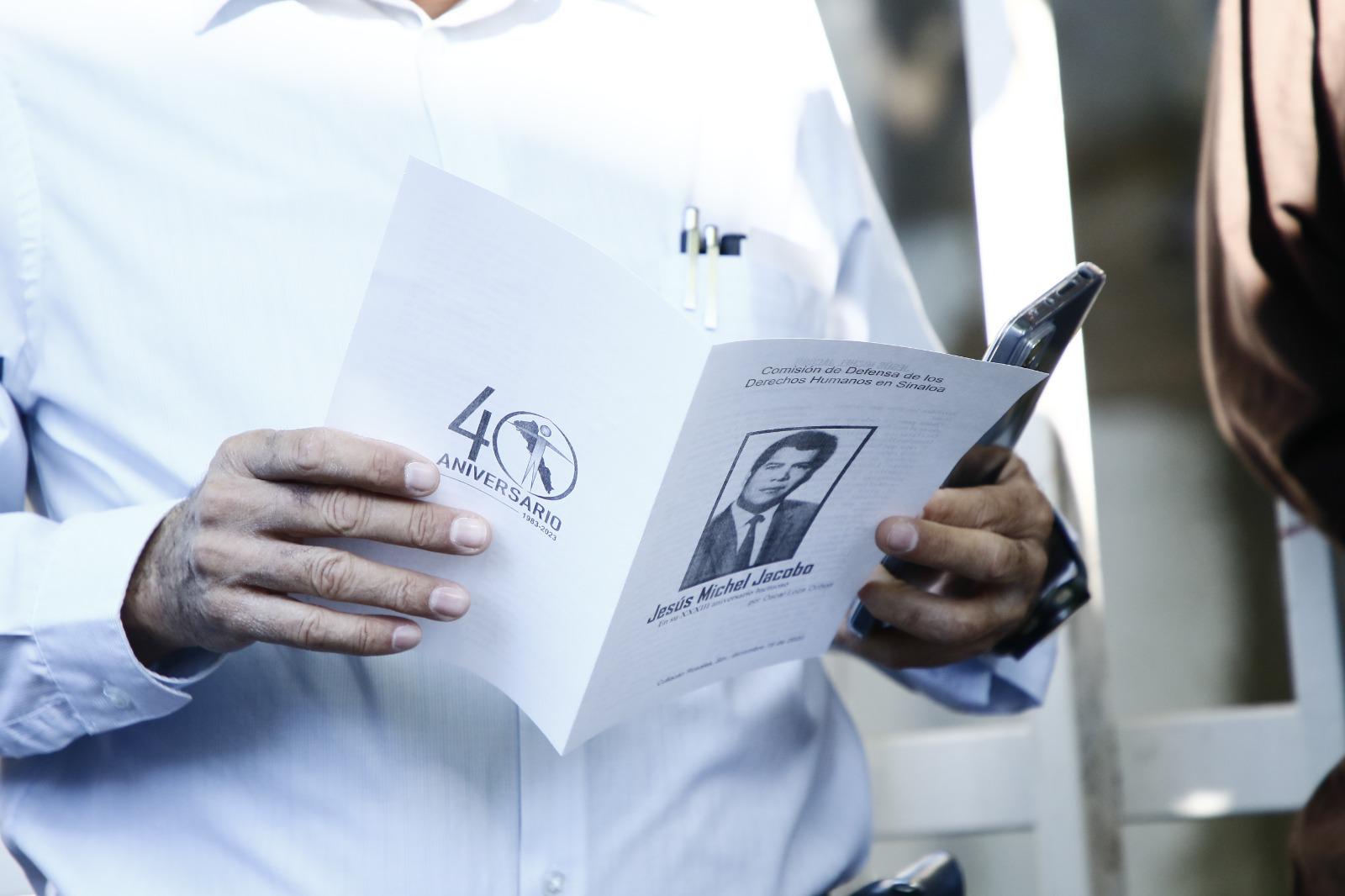 $!Llaman a combatir la impunidad, a 36 años del asesinato del periodista Jesús Michel Jacobo