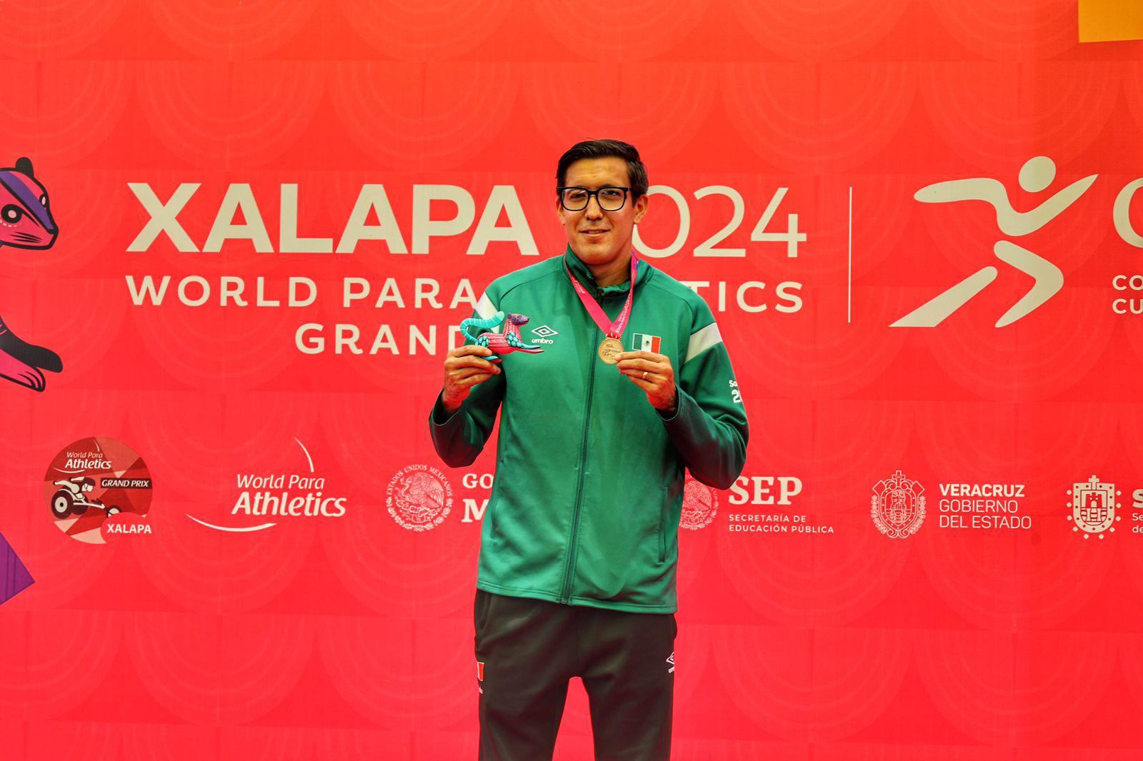 $!Sinaloense Benjamín González se proclama campeón en Grand Prix de Paratletismo 2024