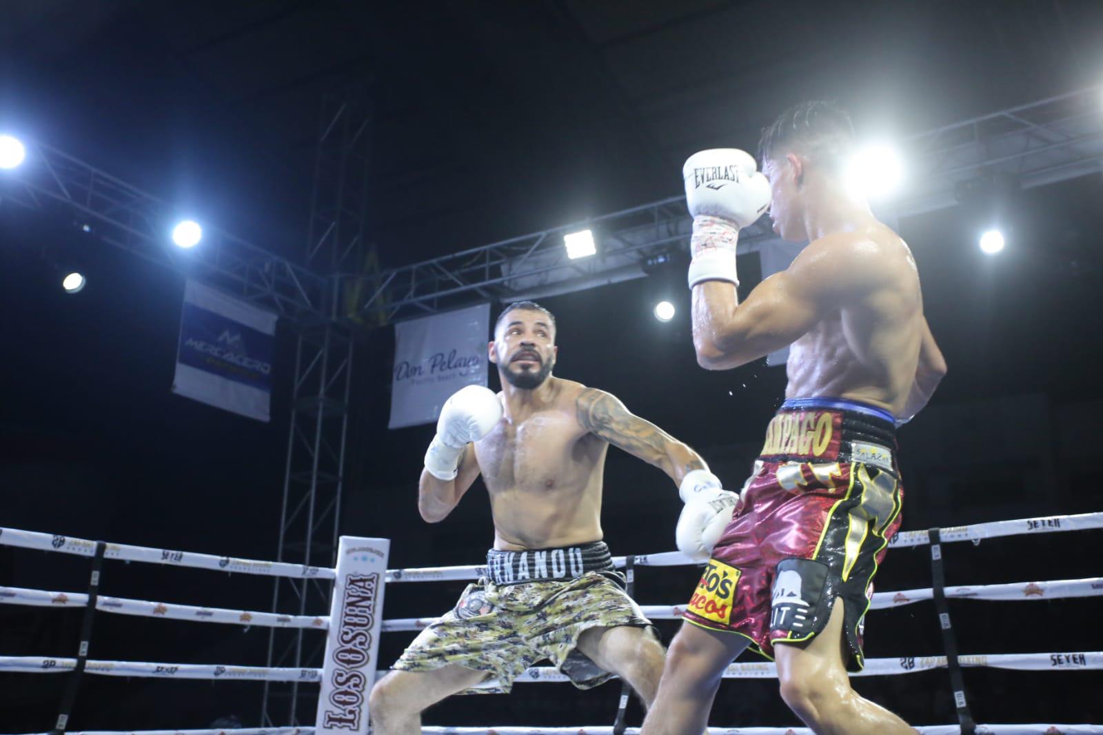 $!‘Veneno’ Aréchiga mantiene el invicto en pelea estelar de función ‘Rumbo a la Gloria’