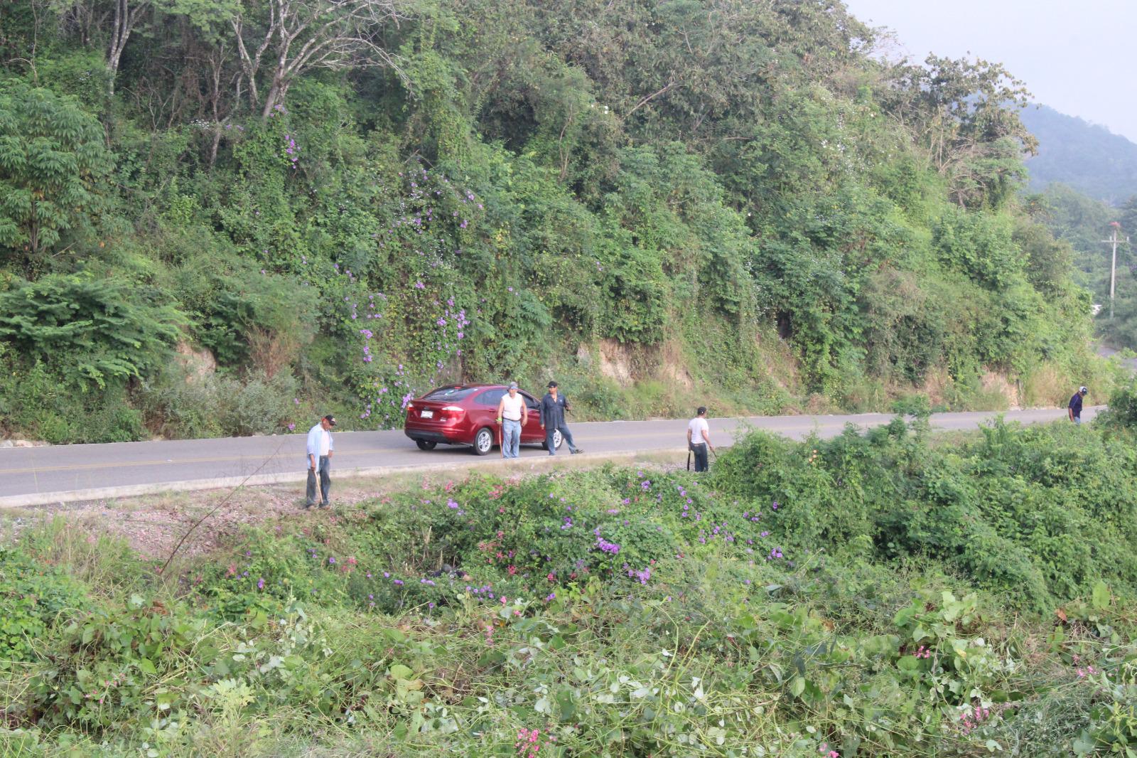 $!Gobierno de Rosario hará gestiones para limpieza de carreteras estatales