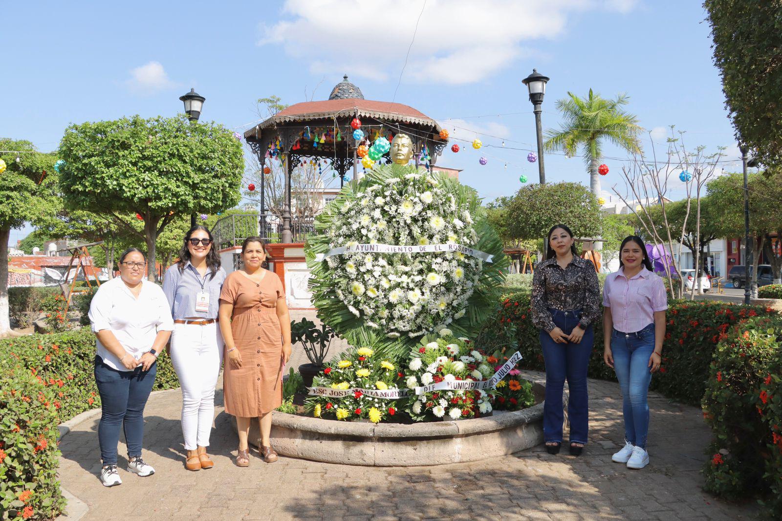 $!Conmemoran 115 aniversario luctuoso de Gabriel Leyva Solano, en Rosario