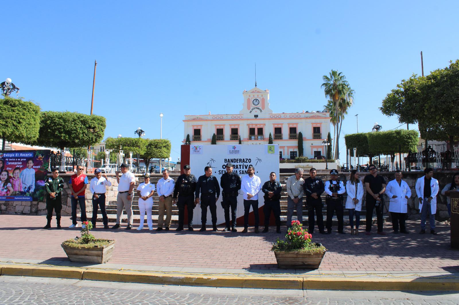 $!Ponen en marcha en Rosario operativo de seguridad por Semana Santa