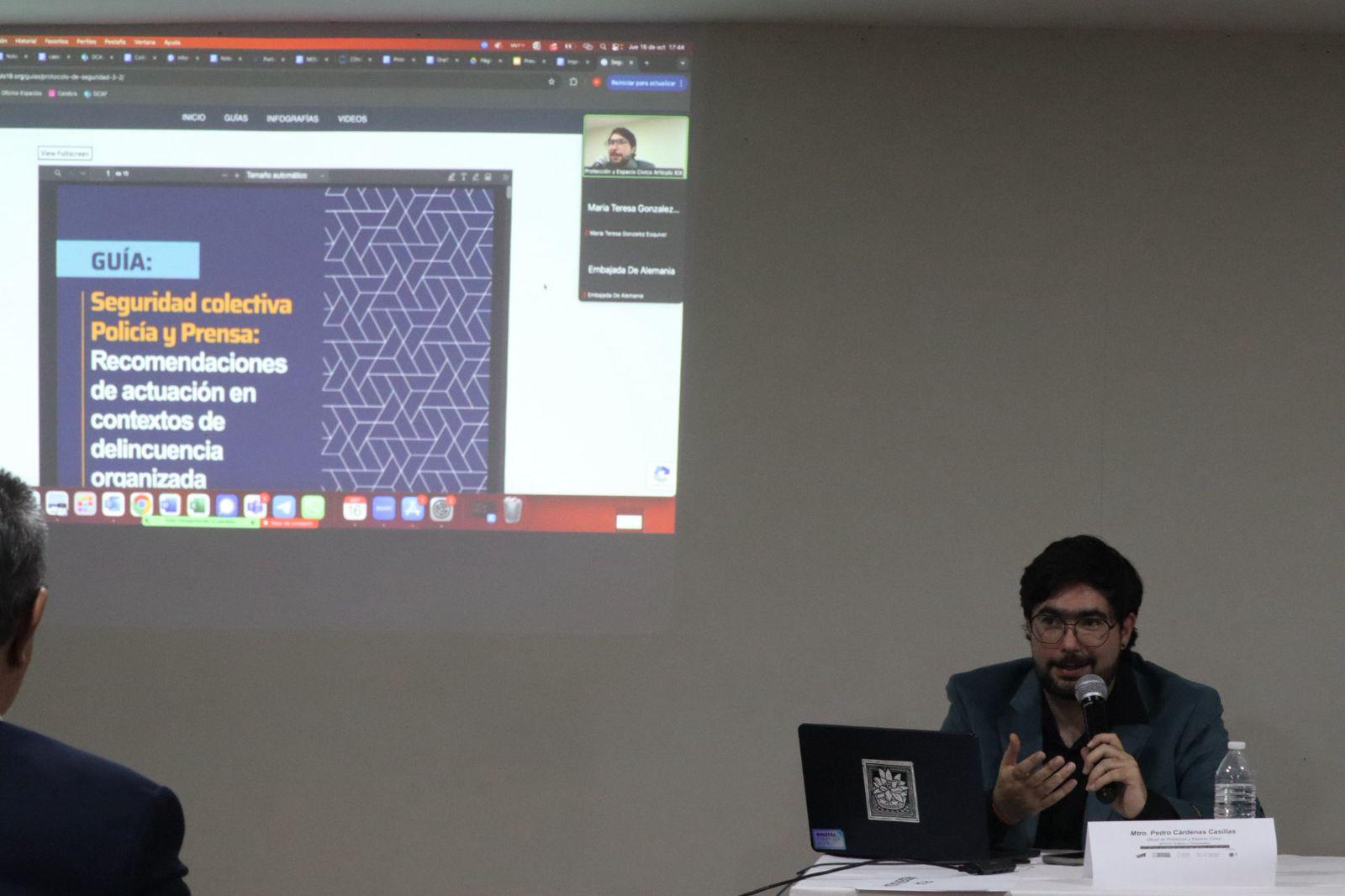 $!Sinaloa inspira guía para proteger a periodistas y policías en contextos de violencia