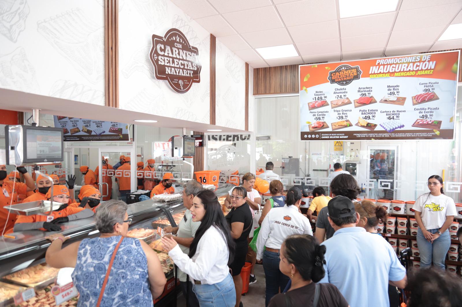 $!Celebran la llegada de la tercera sucursal de Carnes Selectas Nayarit en Mazatlán