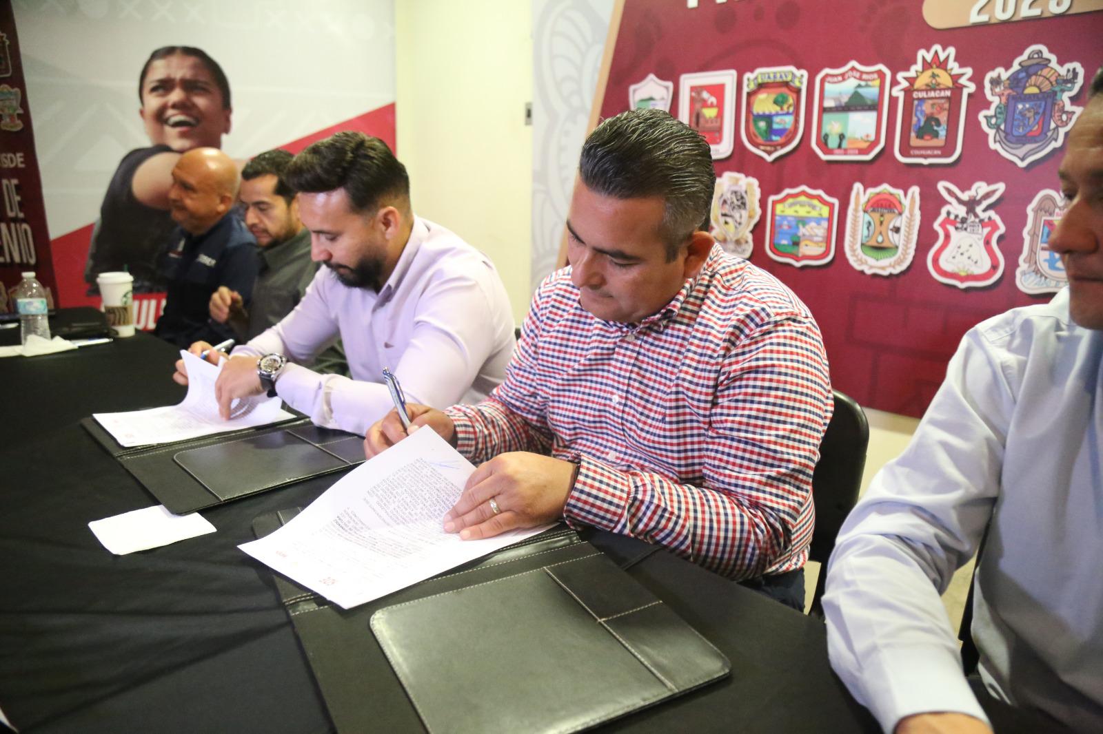 $!Navolato e Isde unen fuerzas: Firman convenio para impulsar el deporte municipal