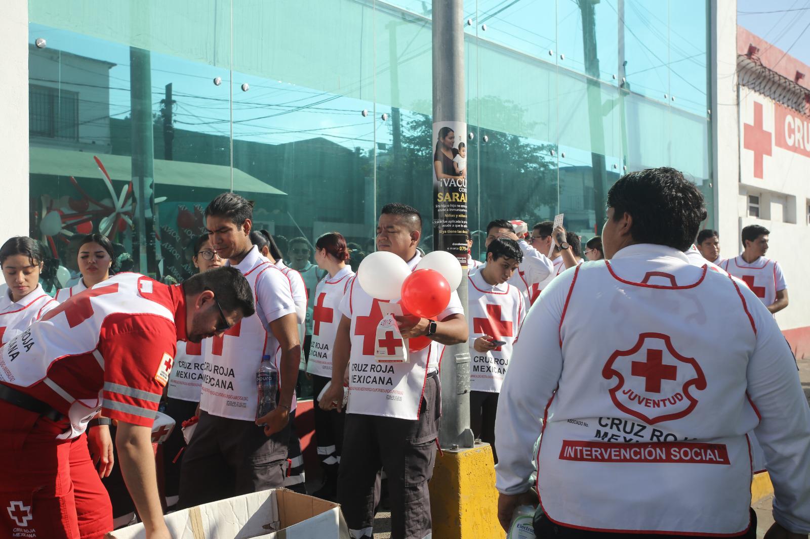 $!Celebra Cruz Roja desfile para iniciar la Colecta Anual 2026