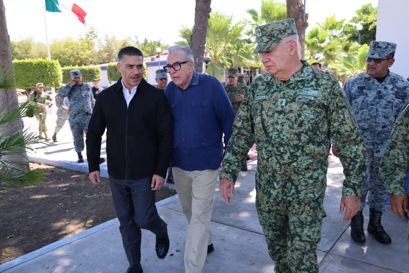 $!Rocha Moya anuncia refuerzo federal y sistema C5 para reforzar seguridad en Culiacán