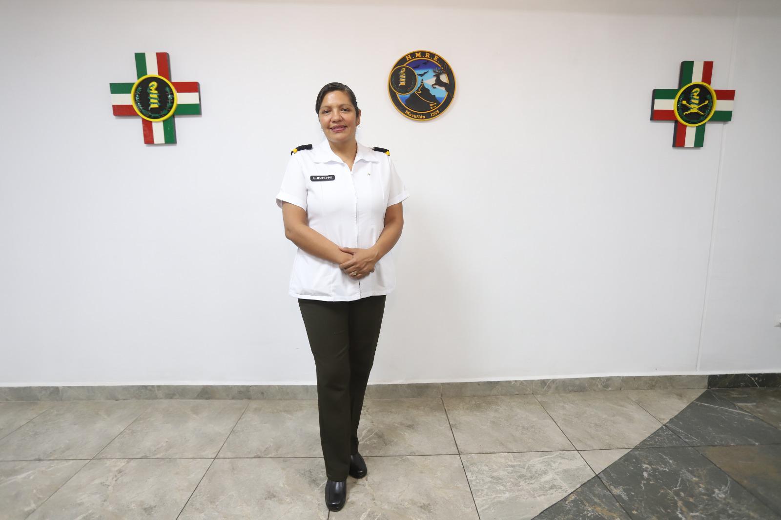 $!Mayor Médico Cirujano, Brenda Limón Alfredes, jefa de Sección de Endoscopia del Hospital Militar.