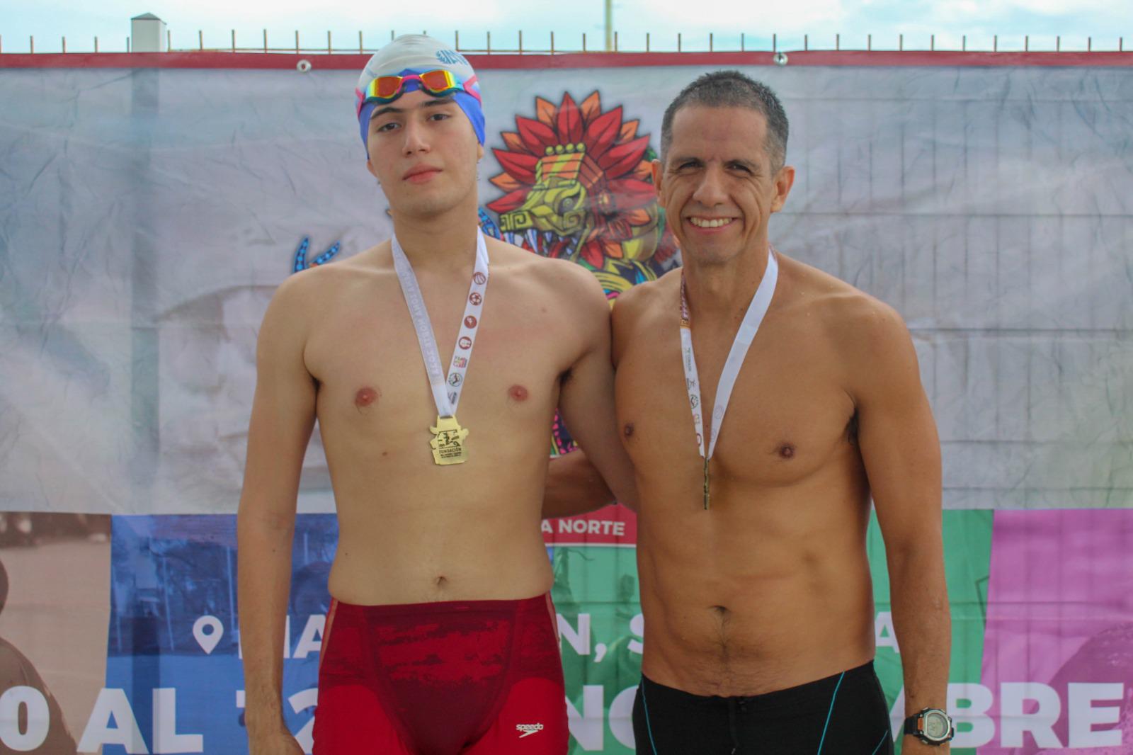 $!Tritones mazatlecos toman parte de Olimpiada Indígena Zona Norte